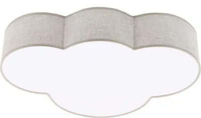 Obrázek produktu pro Stropní lampa do dětského pokoje kovová látková E27 bílá béžová 4 světla