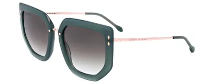 Obrázek produktu pro Sluneční brýle Isabel Marant IM 0149/S, zlatá barva, zelené skla, velikost 55/22/150, dámské