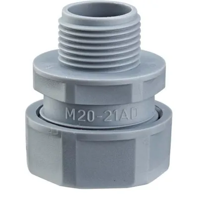 Produktbild von FLEXA Kunststoffverschraubung USK-M20 AD21 M 20 x 1,5 grau