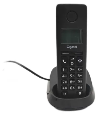 Produktbild von Gigaset Telefon Schnurlose Telefone Kommunikation Pure 120 Hörgerätekompatibel Schwarz