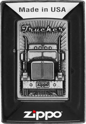 Immagine prodotto di Accendino Zippo Emblema del camionista, non riempito