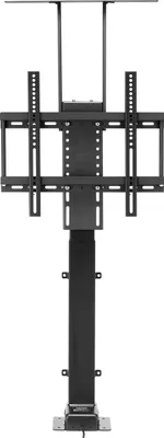 Image de Support motorisé pour téléviseur avec télécommande, capacité de charge de 132 lb