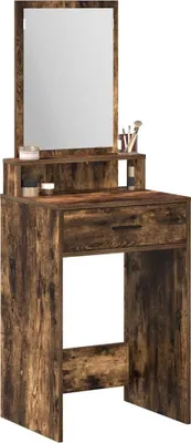Produktbild von vidaXL Schminktisch Geräucherte Eiche 50 x 41 x 140 cm Holzwerkstoff