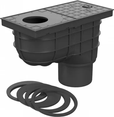 Produktbild von Regensinkkasten Regenrohrablauf senkrechter Sinkkasten 325 A