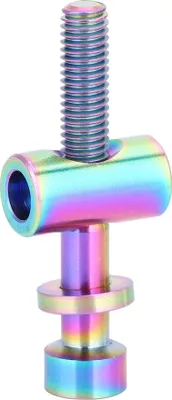 Obrázek produktu pro Šroub M5x30/35/40mm z titanové slitiny pro sedlovku kola Šroub s kulatou hlavou (duhový M5x35)