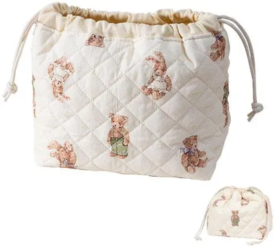 Immagine prodotto di Borse da trucco - Pochette da toilette da donna - Beauty case - Custodie per smalto - Pochette - Valigetta da viaggio - Borse per cosmetici - Pratiche borse da trucco - Borse portaoggetti con coulisse - Articoli essenziali da viaggio - Motivo orso