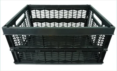 Obrázek produktu pro Novaliv skládací boxy, stabilní | 10 kusů, objem 30 litrů, černá barva. Černé koše, nákupní boxy, sada skládacích boxů, přepravní box, úložné koše, nákupní koše, koše, úložný prostor, kuchyň