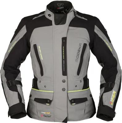 Imagen del producto de Chaqueta textil para motocicleta Modeka Viper LT, para mujer, color gris/, talla 36