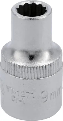 Produktbild von Yato 12-Kant-Steckschluss 1/2" Kurz 9Mm