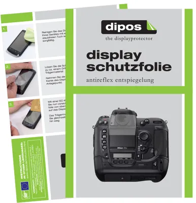 Produktbild von 2x Schutzfolie für Nikon D2X matt Displayschutzfolie Folie Display Schutz dipos