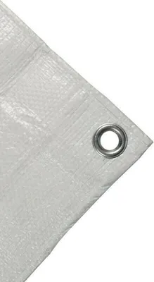 Image de 10m x 15m bâche de couverture bâche en tissu 140 g/m² blanc-translucide bâche PE