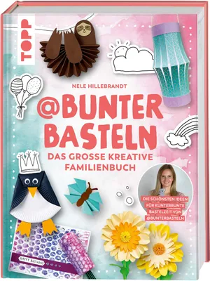 Produktbild von @bunterbasteln - Das große kreative Familienbuch