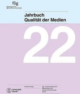 Produktbild von Jahrbuch Qualität der Medien 2022