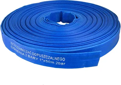 Produktbild von Geko G70007 PacLay - Flachschlauch (2,54 x 50 m, 2 Stangen), Farbe blau