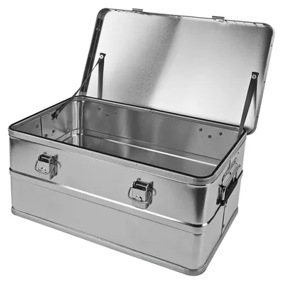 Aluminium Transport Box Werkzeugkiste Koffer Kasten 45 Liter Aufbewahrungsvolumen 2 Griffe Werkstatt Lager Garage Keller Camping Wohnwagen Wohnmobil günstig kaufen 913746 20830 4031765208307 Stabilo-Fachmarkt.de Dema