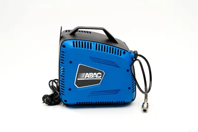 Imagen del producto de Compresor de aire sin aceite, 1,5 CV, presión máxima de 8 bares, con pistola de inflado y boquillas, ideal para camping y jardinería
