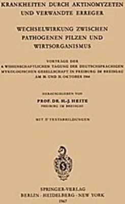 Obrázok produktu pre Krankheiten Durch Aktinomyzeten und Verwandte Erreger Wechselwirkung Zwischen Pathogenen Pilzen und Wirtsorganismus