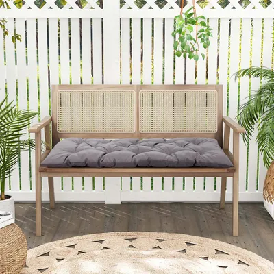 Produktbild von Livingandhome Bequemes Sitzkissen für Terrasse & Garten – dick gepolstert, farbbeständig, mit Sicherheitsgurten