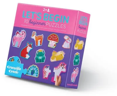 Image de Puzzle Crocodile Creek Licorne - 10 x 2 pièces, jouet pour tout-petits