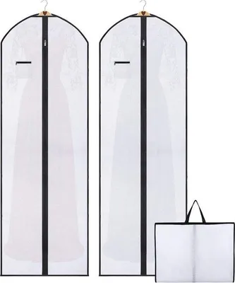 Produktbild von Famanu Kleiderhüllen mit Staubschutz - 180 x 60 cm, atmungsaktiv