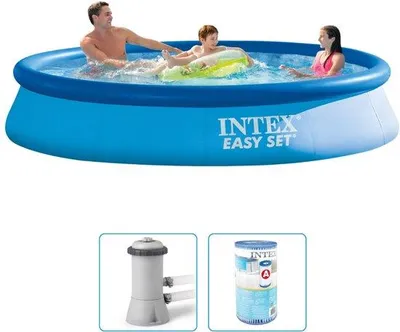 Image de Piscine Intex Easy Set Ø 366 x 76 cm avec pompe et filtre