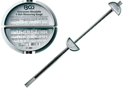 Image de BGS 8863 Règle de mesure pour courroie d'entraînement