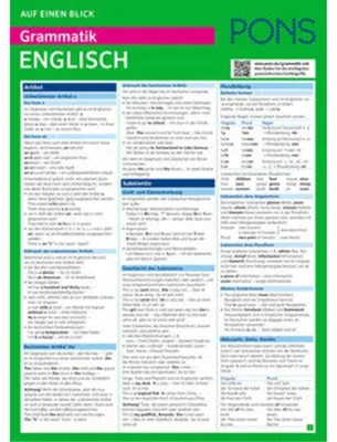Image de PONS Grammatik auf einen Blick Englisch
