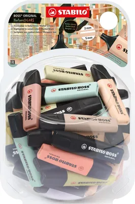 Immagine prodotto di STABILO evidenziatore BOSS ORIGINAL NatureCOLORS confezione da 60 pz