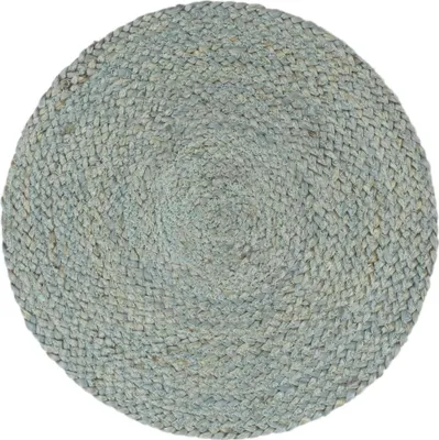 Produktbild von vidaXL Tischsets 4 Stk. Olivgrün 38 cm Rund Jute