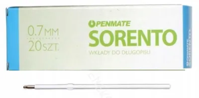 Produktbild von Penmate Nachfüllpatrone Kugelschreiber Schwarz 0,7mm