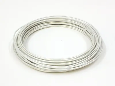 Produktbild von 3m Aludraht / Aluminiumdraht, Farbe: Creme