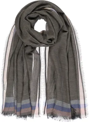 Produktbild von Passigatti Schal mit Streifen an den Rändern, Gr. ONESIZE