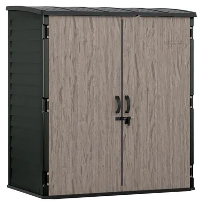 Produktbild von Suncast Geräteschrank 179 x 112 x 197 cm, 3 m³ Stauraum, Woodland™ anthrazit