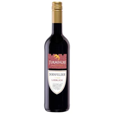Obrázok produktu pre Turmfalke Dornfelder červené víno sladké akostné víno z Hesenska 750ml