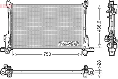 Zdjęcie produktu dla Chłodnica silnika DENSO DRM09174