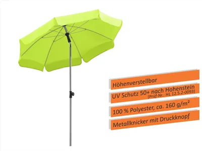 Produktbild von Schneider Sonnenschirm LOCARNO 150/8 apfelgrün 715-78