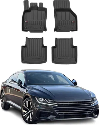 Productafbeelding van FROGUM ProLine 3D TPE vloermatten voor VW ARTEON (3H7), voor- en achterkant