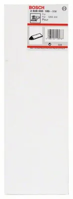 Image de Plateau de ponçage rallongé, 185 x 93 mm, Deltaform
