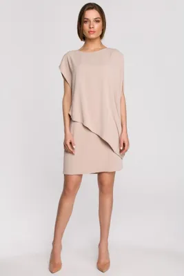 Obrázek produktu pro Stylove Dámské mini šaty Ishilla S262 béžová XL