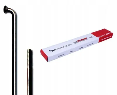 Produktbild von Cnspoke Speichen 284mm Edelstahl Schwarz 18 Stück