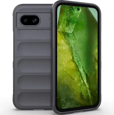 Produktbild von Handyhülle für Google Pixel 8A Weich TPU Silikon Stossfest Anti-rutsch Hülle Dunkelgrau
