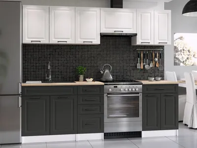 Obrázek produktu pro Kuchyňská linka INGRID 240cm - Bílá + grafit