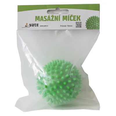 Obrázok produktu pre Masážna lopta YATE - priemer 7 cm zelená
