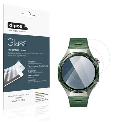 Immagine prodotto di 2x Pellicola Protettiva per Huawei Watch GT 7 Pro Protezione Vetro Flessibile 9H dipos
