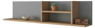 Produktbild von Nureci - Regal 120x20x25h cm, Braun Eiche, 4 Regale
