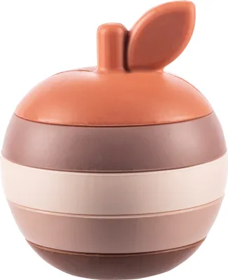 Produktbild von ZOPA Silikon-Apfel-Klappspielzeug Multicolor