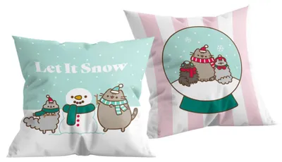 Obrázek produktu pro Oboustranný polštář Pusheen - Let It Snow