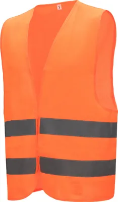 Produktbild von NITRAS Warnschutz-Weste, neonorange, EN ISO 13688, EN ISO 20471 neonorange Gr.: XL
