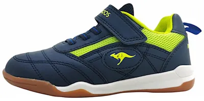 Produktbild von KangaROOS Kinder-Indoorschuh-Sportschuh-Hallenschuh Backyard 2.0 EV Blau-Grün, Farbe:blau, EU Größe:36
