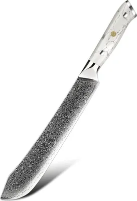 Produktbild von Damast Küchenmesser Yuzuki - Chef / Weiß | Hochwertige Schneidekunst KP37514